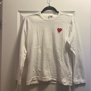 White Comme des Garçons long sleeve